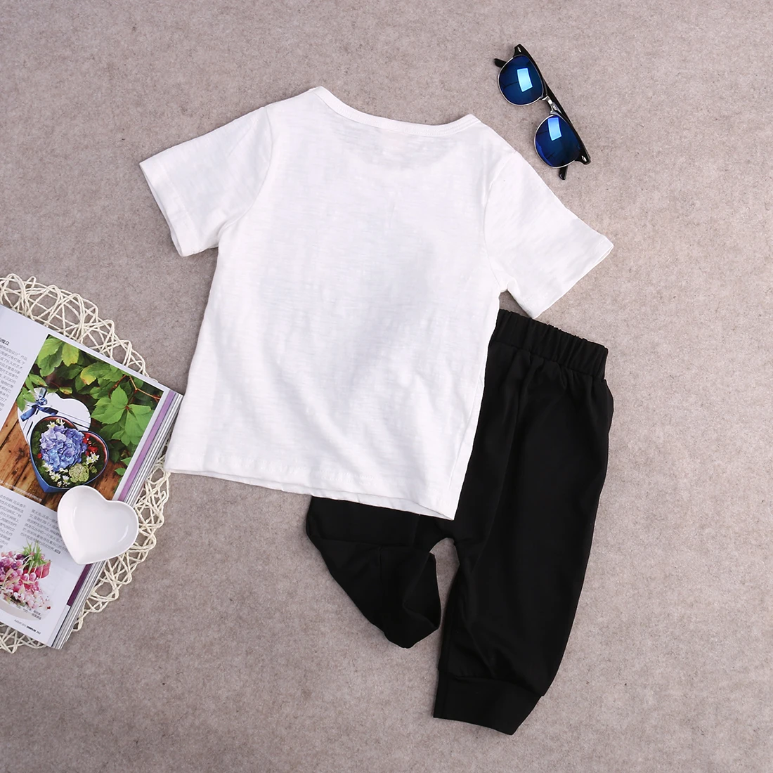 

Toddler Kids Baby Boys Clothes Star T-shirt Tops Harem Pants 2pcs Outfits Clothing Set