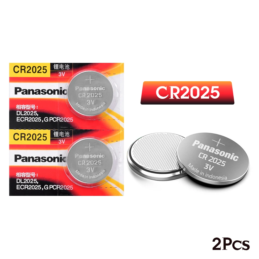PANASONIC 2 шт. оригинальный cr2025 ECR2025 BR2025 DL2025 KCR2025 LM2025 3v батарея таблеточного типа