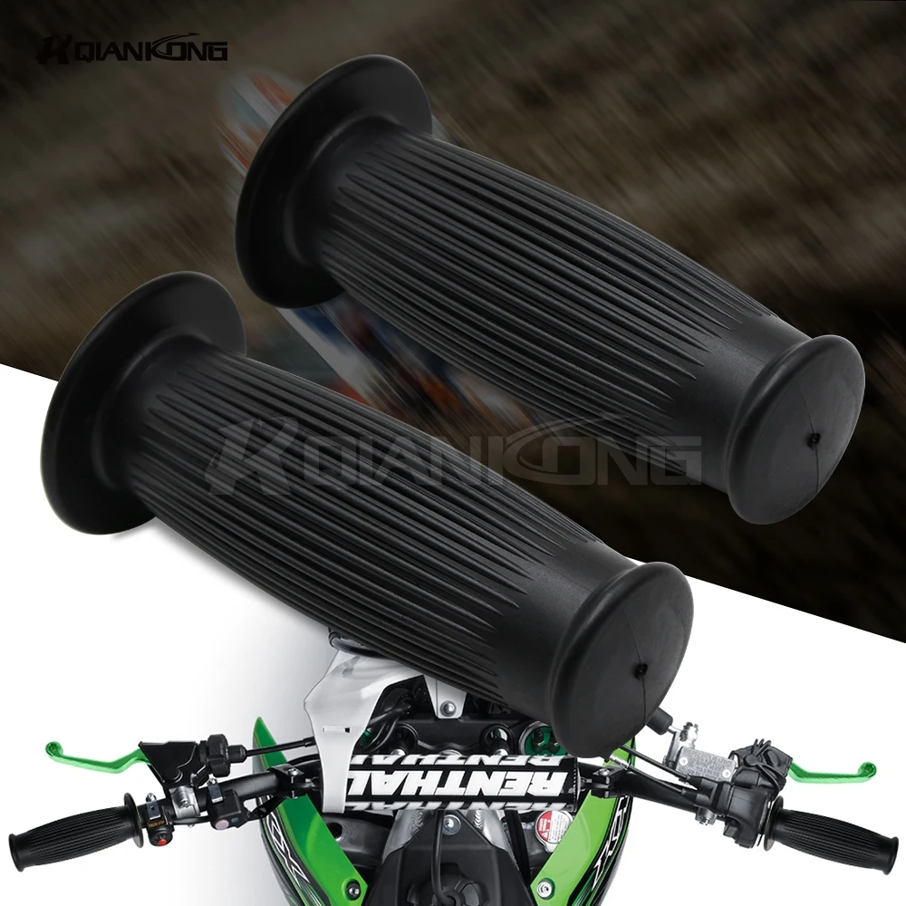 Резиновые ручки для мотоцикла 7/8 дюйма 22/24 мм Honda Suzuki BMW Ducati Kawasaki Yamaha Victory Triumph Aprilia и