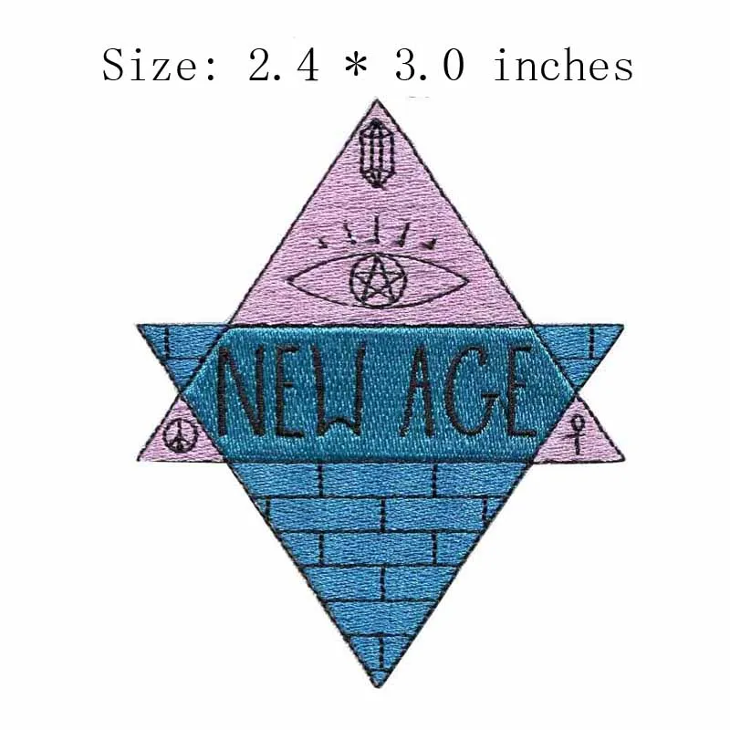 

New age embroidery patch 2.4" wide /innovate/wall paster/viscidity