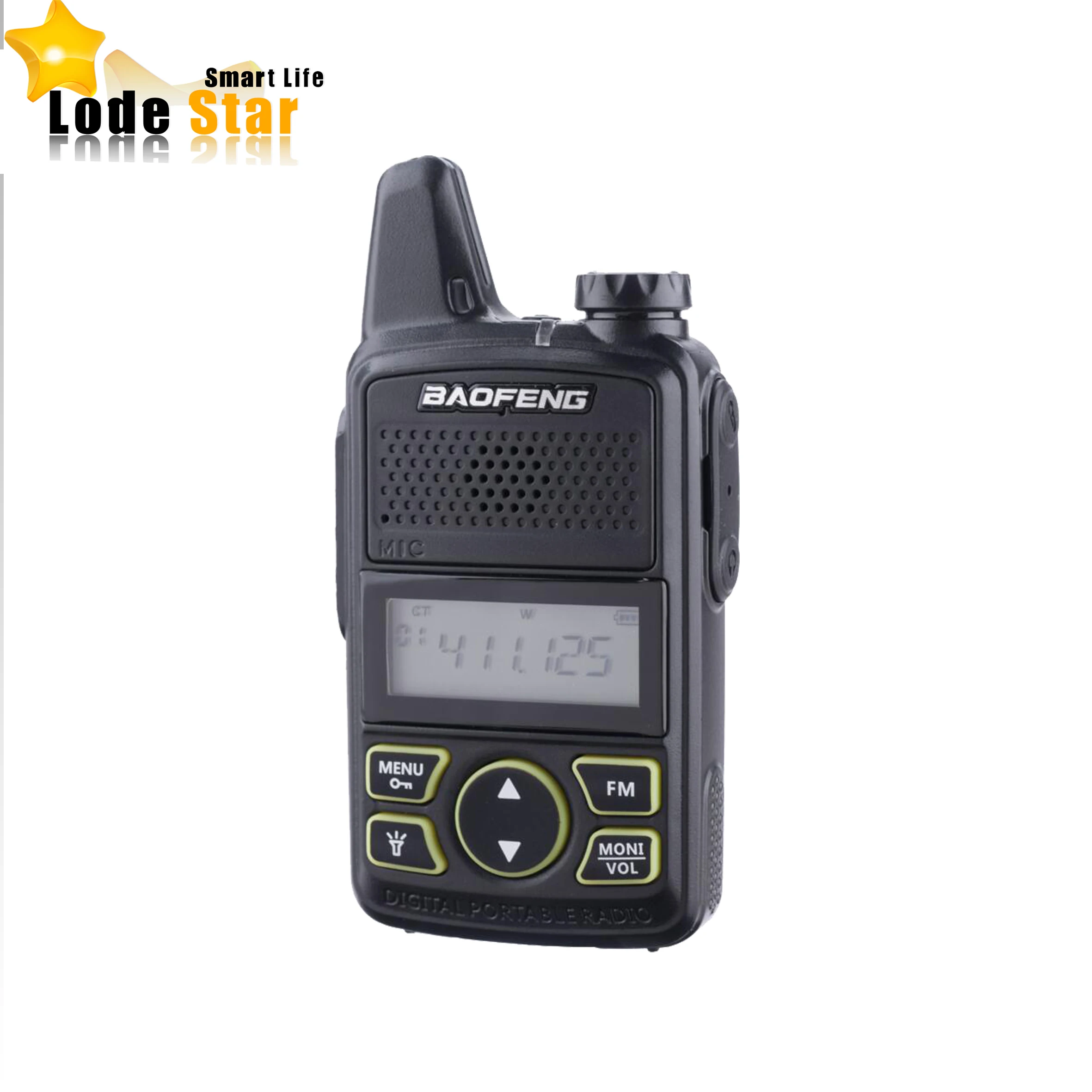 BAOFENG T1 мини двухстороннее радио BF-T1 портативная рация UHF 400-470mhz 20CH портативный Ham FM CB радио портативный приемопередатчик