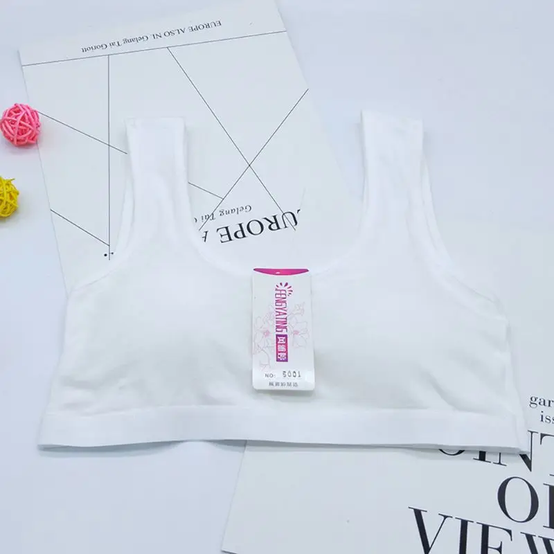 Нижнее белье для крупных девушек и студентов бюстгальтер жилет подростков милые