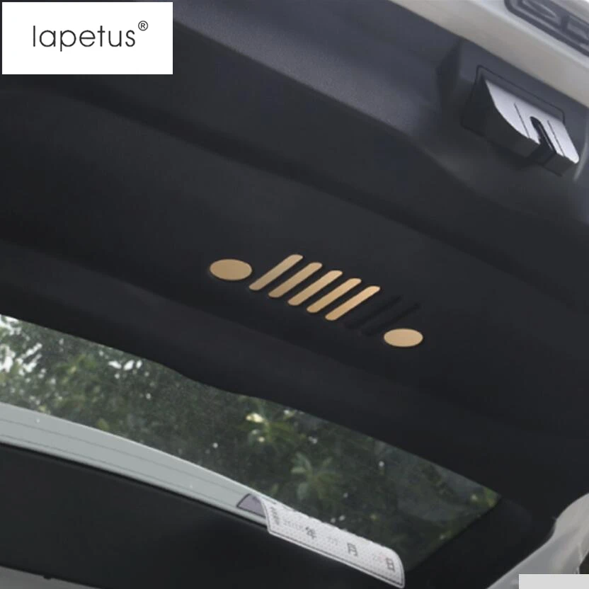 Lapetus аксессуары для Jeep Compass дверь багажника автомобиля внутренняя эмблема украшение автомобиля Наклейка литьевая крышка комплект
