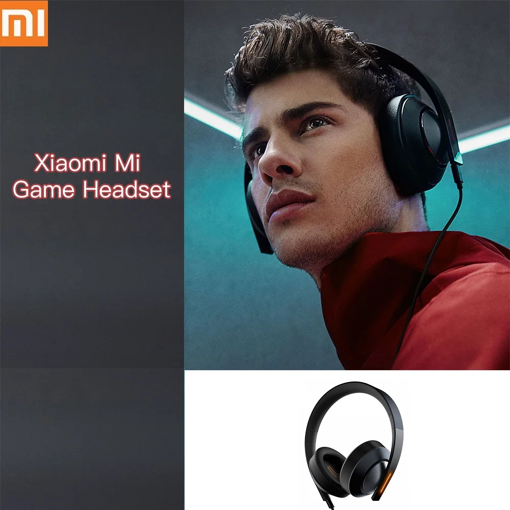 Оригинальный Xiaomi mi Ga нг гарнитура 7 1 с Виртуальным объемным наушники crophone Шум для