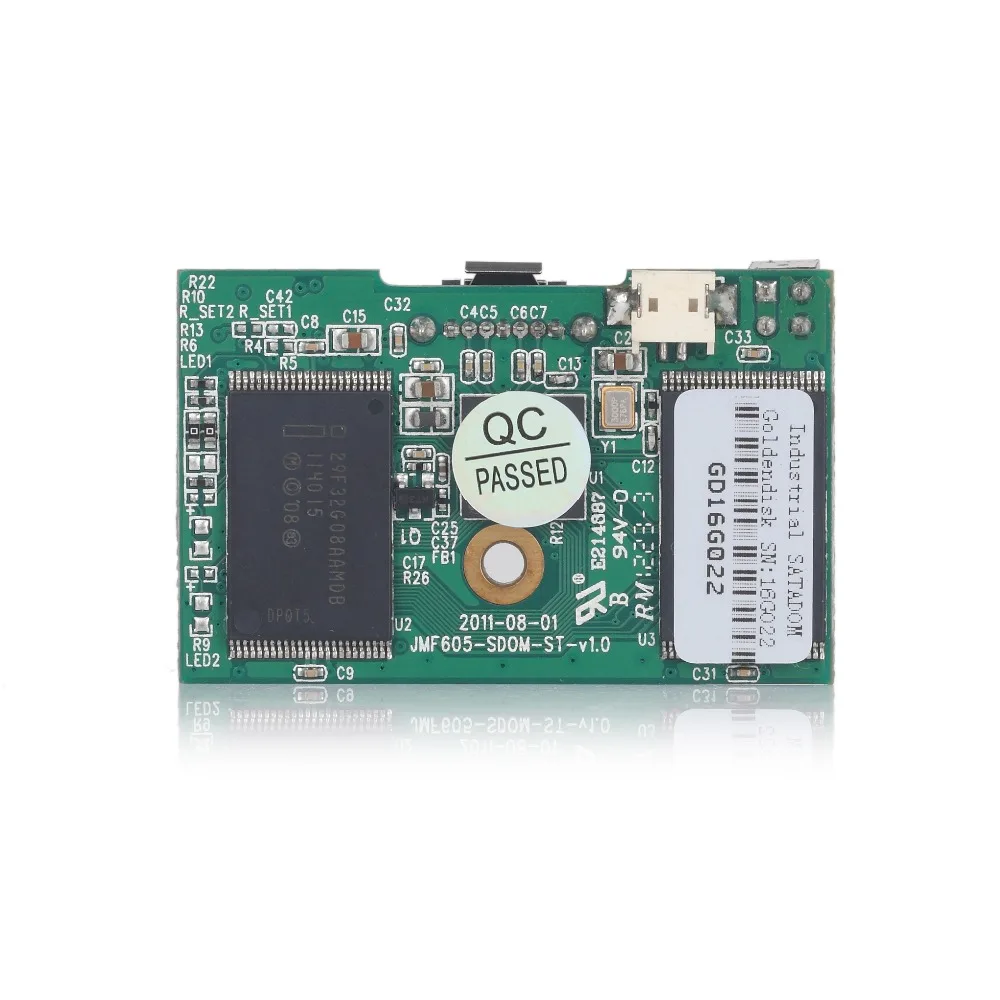 Goldendisk 7PIN SATA DOM 4 ГБ 2 Locataion отверстия диск на модуле мульти емкость до 64 Гб NAND MLC SSD|disk