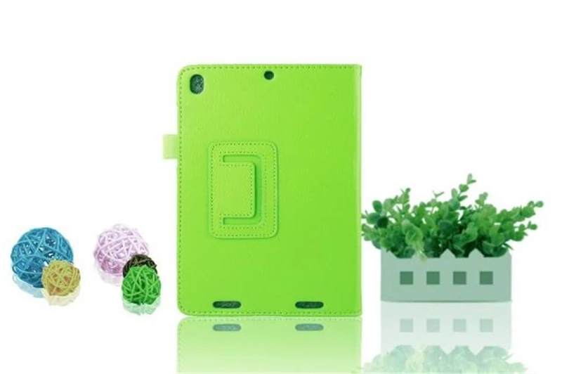 Ультратонкий чехол mi tab 1 для Xiao mi Tablet mi Pad 1, 7,9 дюйма, чехол для планшета с рисунком личи из искусственной кожи, складной чехол, чехол