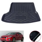 Автомобильная накладка на багажник, каргонный коврик, подушка на багажник для Mazda 3 Axela 2014 2015 2016 2017 2018, седан, автомобильные аксессуары