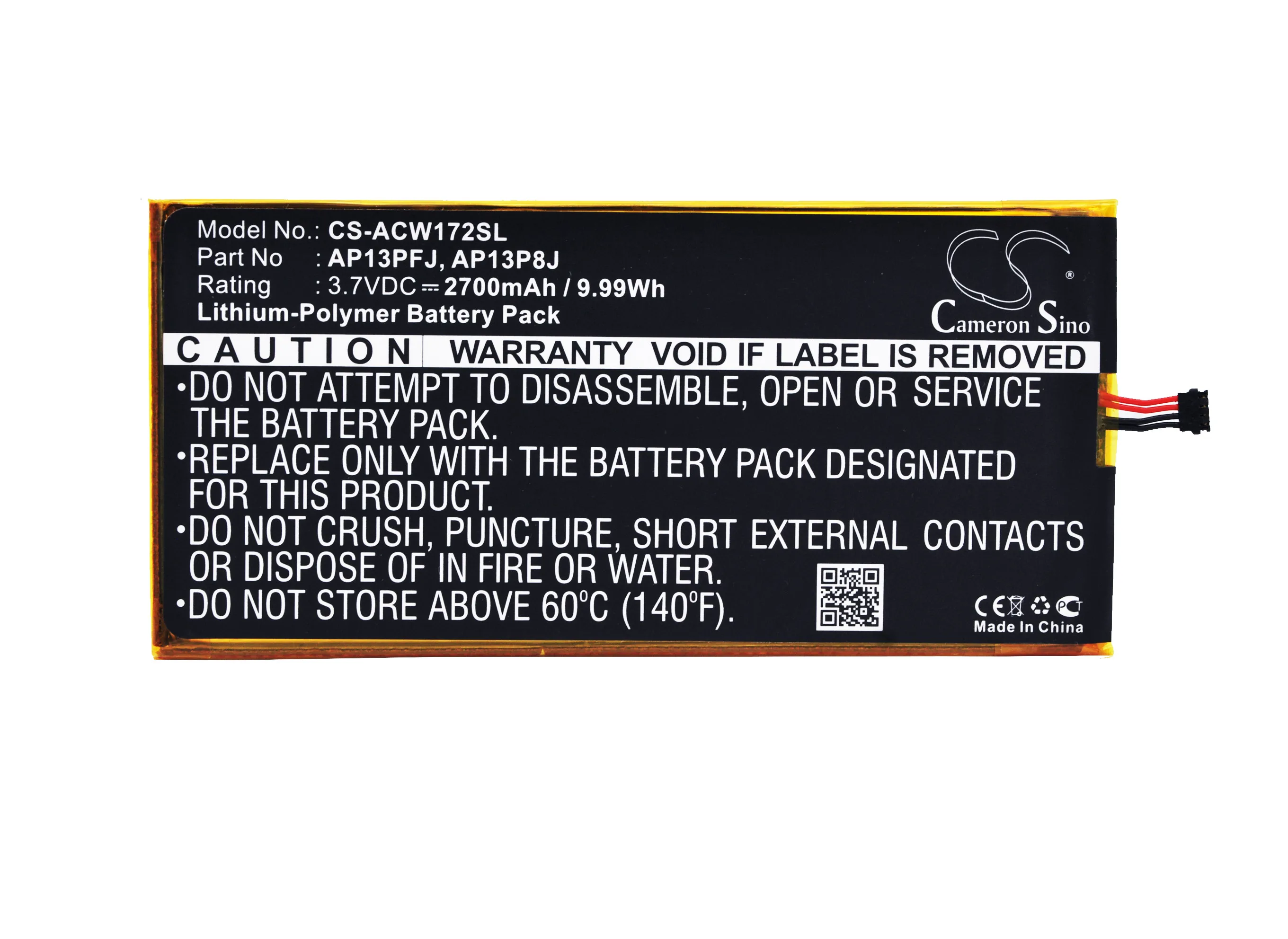 Новейшая батарея 2700 мАч AP13P8J AP13PFJ для Acer Iconia B1 720 81111G01nki L804|Цифровые аккумуляторы| |