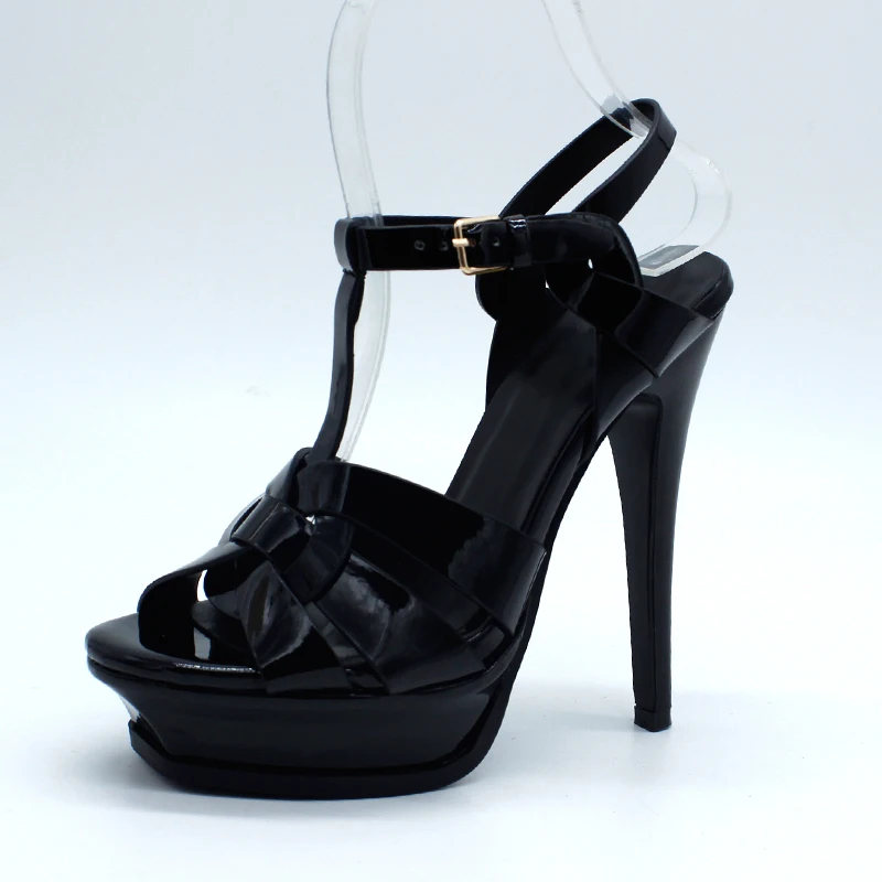 black 13.5cm heels JOUIR TALONS люксовый бренд Для женщин обувь 13,5/10,5 см Обувь на высоком каблуке и платформе женская обувь пикантные туфли-лодочки вечерние Свадебные невесты сандалии - Цвет: black 13.5cm heels