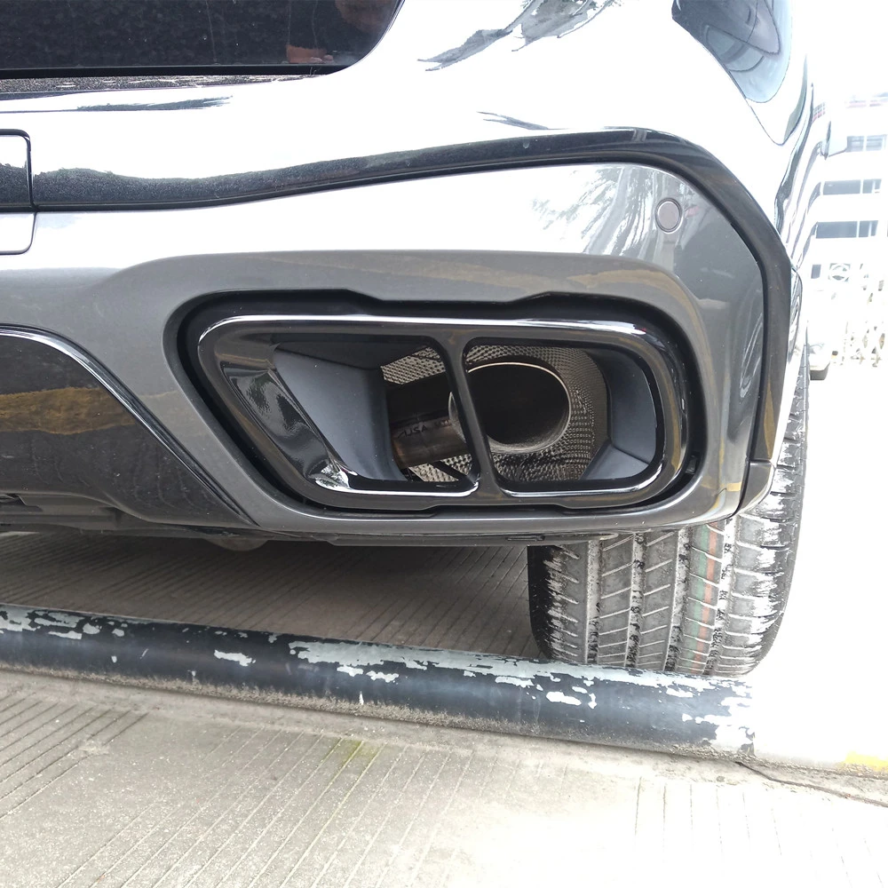 Автомобиль Четыре-out выхлопной трубы крышка отделка для BMW X5 G05 2019 багажник из