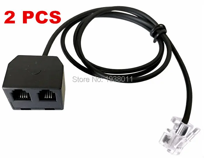 2 шт. адаптер для наушников RJ9/RJ10/RJ22 AVAYA 2400 4600 series GE Mitel Norstar Aastra | Электроника