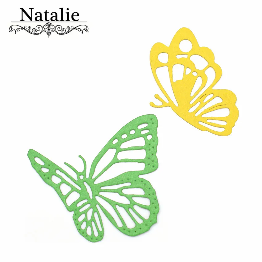 2 шт./компл. с металлической бабочкой режущие штампы для скрапбукинга Самодельные