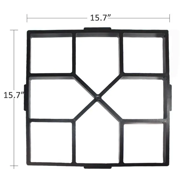 HOT-DIY Garden Pavement Concrete Stepping Stone Mold Lawn Pathmate | Дом и сад