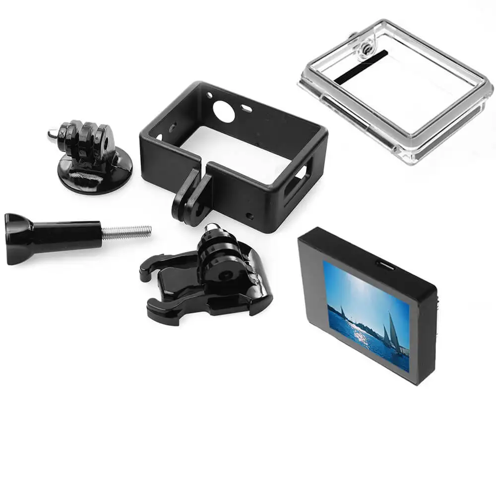 ЖК экран BacPac дисплей для GoPro Hero 3/3 +/4 + Расширенная рамка крепление с пряжкой