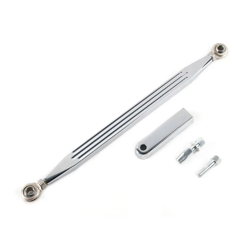 Chrome 03 Рычаг переключения передач из алюминиевого сплава для Harley Road King Softail Electra Street Glide Wide Glide аксессуары для мотоциклов - Цвет: Chrome 03