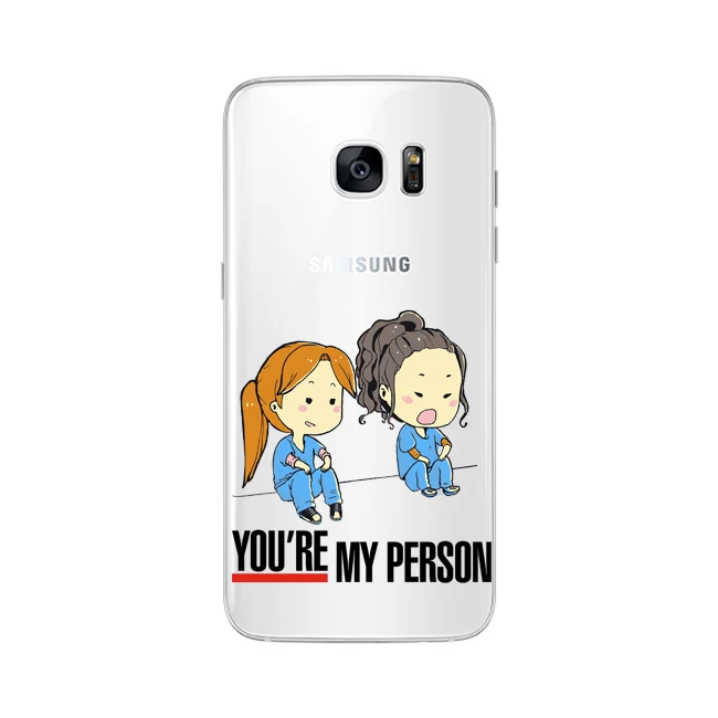 Чехол из мягкого ТПУ для samsung Galaxy A5 A6 A7 A8 J5 J6 J7 J8Plus NOTE8 NOTE9 ты мой человек для Fundas GREYS Anatomy