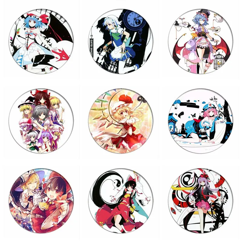 1 шт. игры TouHou Project значок косплея Hakurei Reimu брошь булавки Kirisame Marisa Коллекция сумок