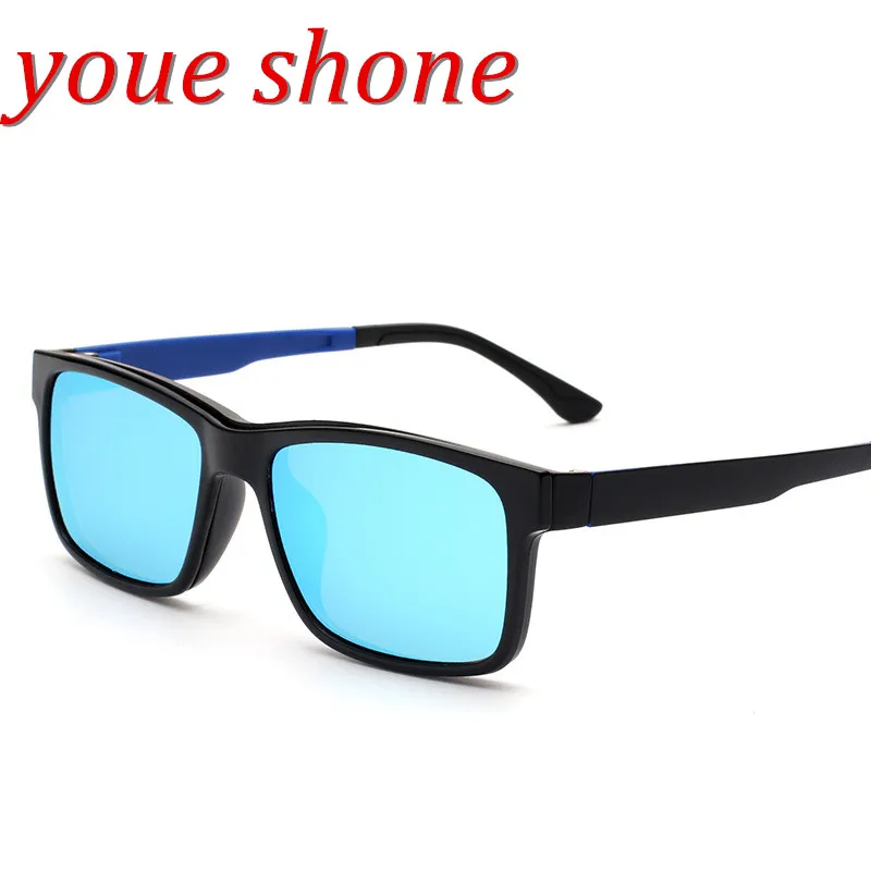 Youe shone квадратные очки модные ультра легкие гибкие ацетатные TR90 оправы для очков