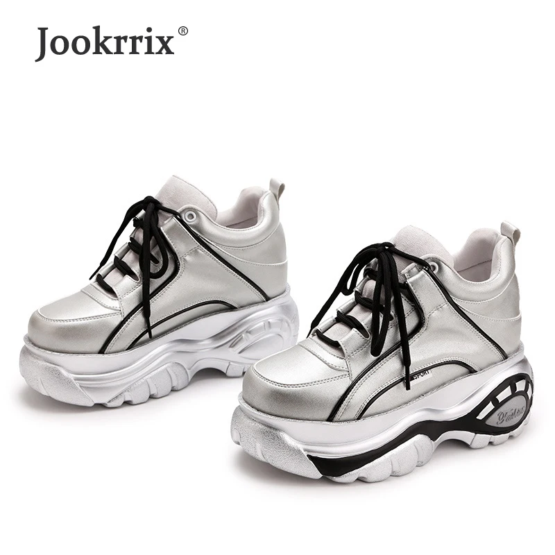 Jookrrix распродажа Белая обувь женские брендовые кроссовки на платформе женская