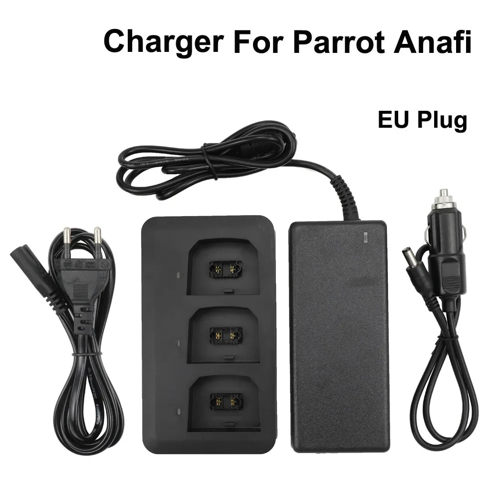 Для Parrot ANAFI Дрон мульти-батареи баланс быстрое зарядное устройство адаптер и автомобильное зарядное устройство вертолет Дрон аксессуары 0130