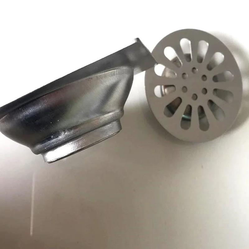 

Stainless Steel Floor Drain Square Bathroom Shower Waste Drainer 10cm