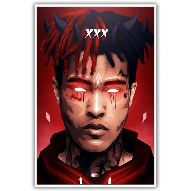 XXXTentacion Jahseh Дуэйна Onfroy Rap в стиле хип-хоп с изображениями музыкальной Звездная