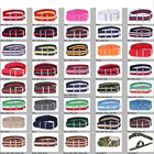 Buy2 скидка на 10 шт., 22 мм, однотонные полосатые часы Cambo, 22 мм, нейлоновые Ремешки для наручных часов в стиле милитари, натовская ткань