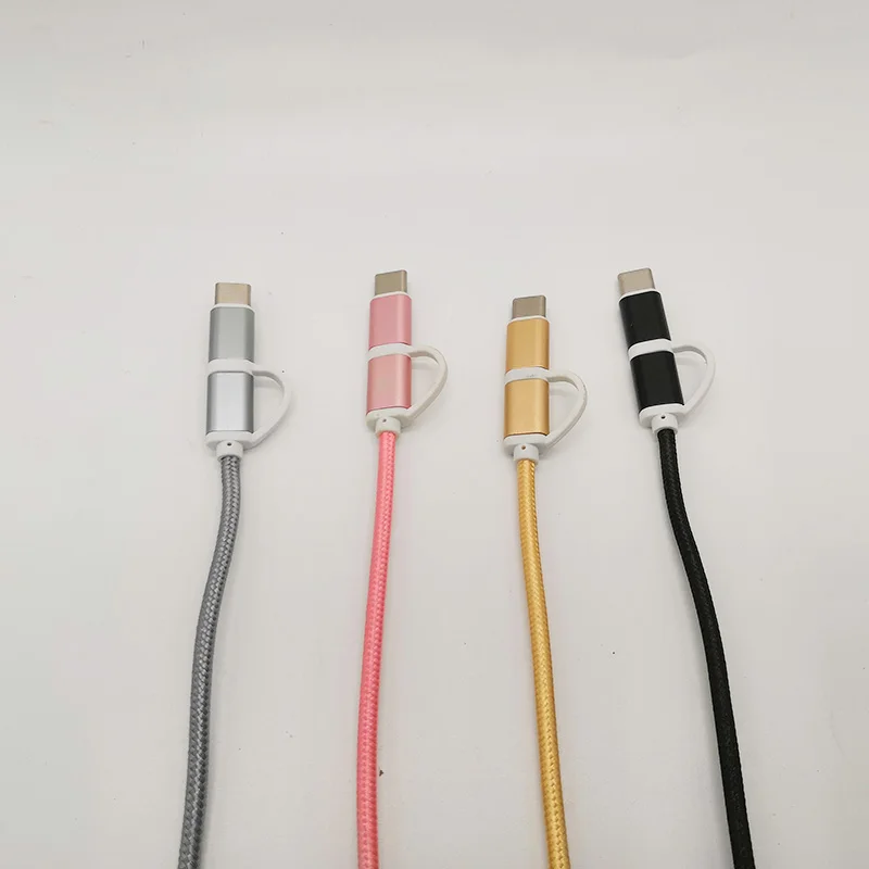 25 см micro usb type c короткий кабель для быстрой зарядки 2 в 1 для xiaomi mi power bank tablet mi 9 8 se lite A2 redmi note 7 6 pro K20