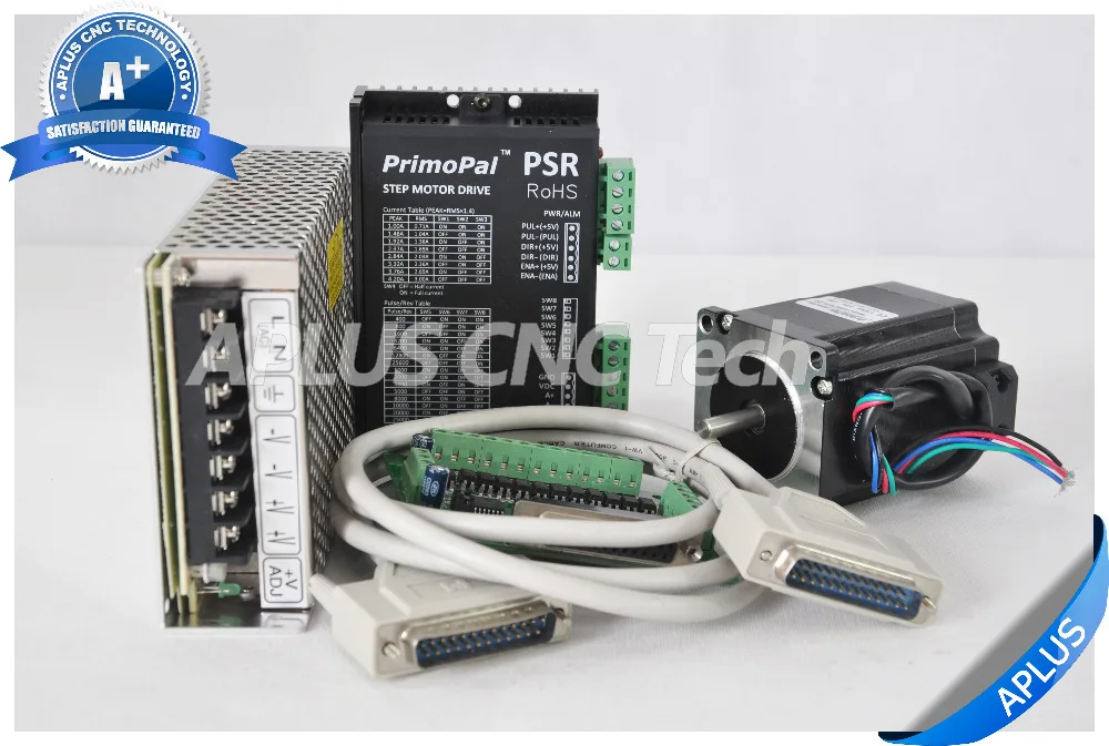1 осевой шаговый двигатель NEMA 23 255oz in и драйвер PSR5042 36В комплект питания|motor kart|motor
