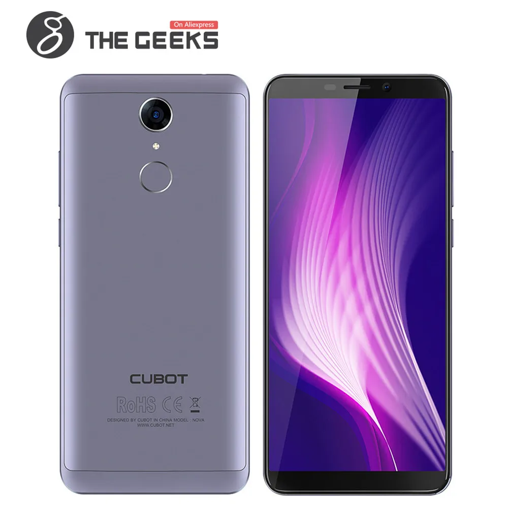 Оригинал Cubot Nova 5 дюймов 18:9 полный Экран 3 ГБ Оперативная память 16 Встроенная MT6739 4