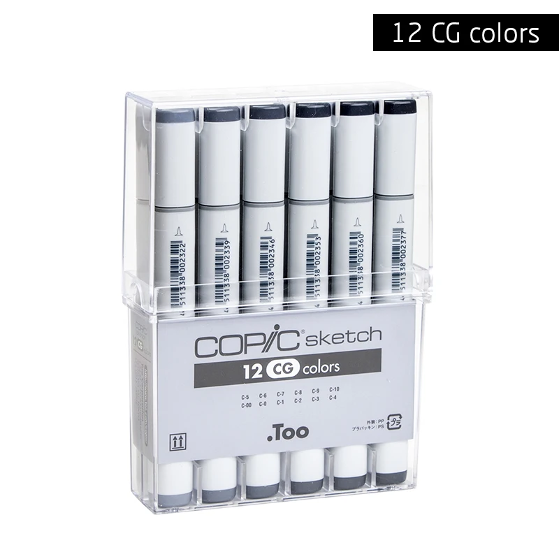 Copic Touch Art Markers Set Color Pen Animation Sketch Drawing Alcohol Anime Brush Dual Marker Pen Drawing Pens Art Supplies
