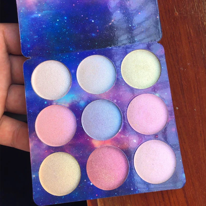 9 Colors/Box highlighters Eyeshadow Palette Chameleon Pearl Shimmer Eye Shadow Powder Beauty Makeup |