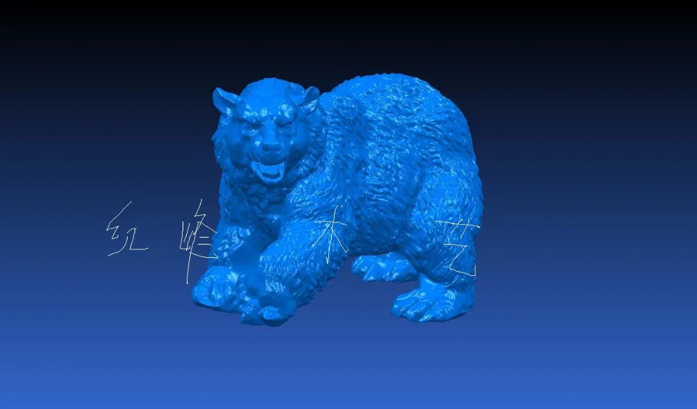 

CNC Router Carving Engraving Artcam aspire 3D bear model statue file STL format 135M