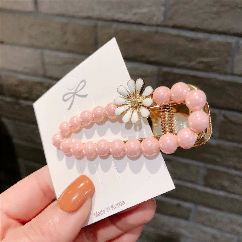 Корейский Весна и лето конфеты цвета заколки для волос женщин капли воды