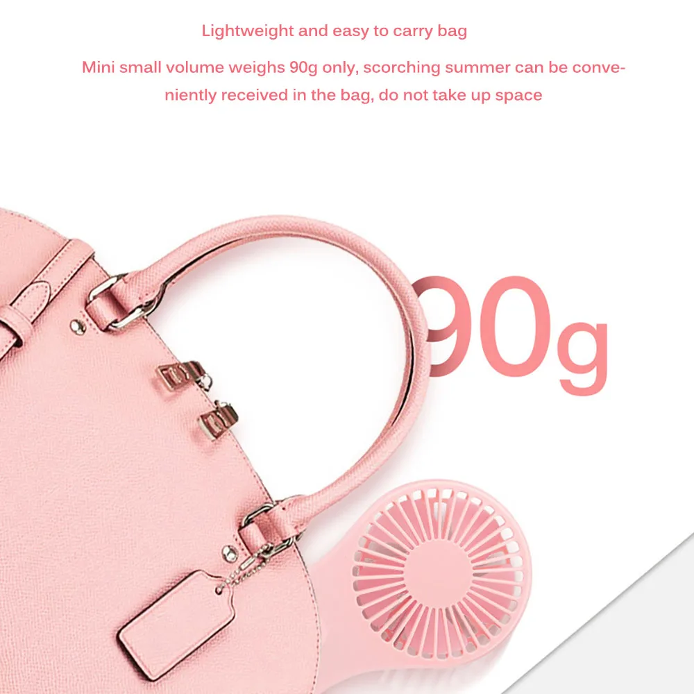 Ins Mini Fan Portable Pocket Cooler Cool Air Hand Held Cooling Fan Power By 3 AAA Batteries for Office Outdoor Home TikTok vogue