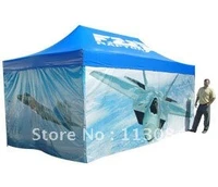 Professional Square 40x40x20mm Aluminum 3 x 6m Fully Closed Printed Easy-Up Canopy Tent Instant Advertising Gazebo Marquee Tent