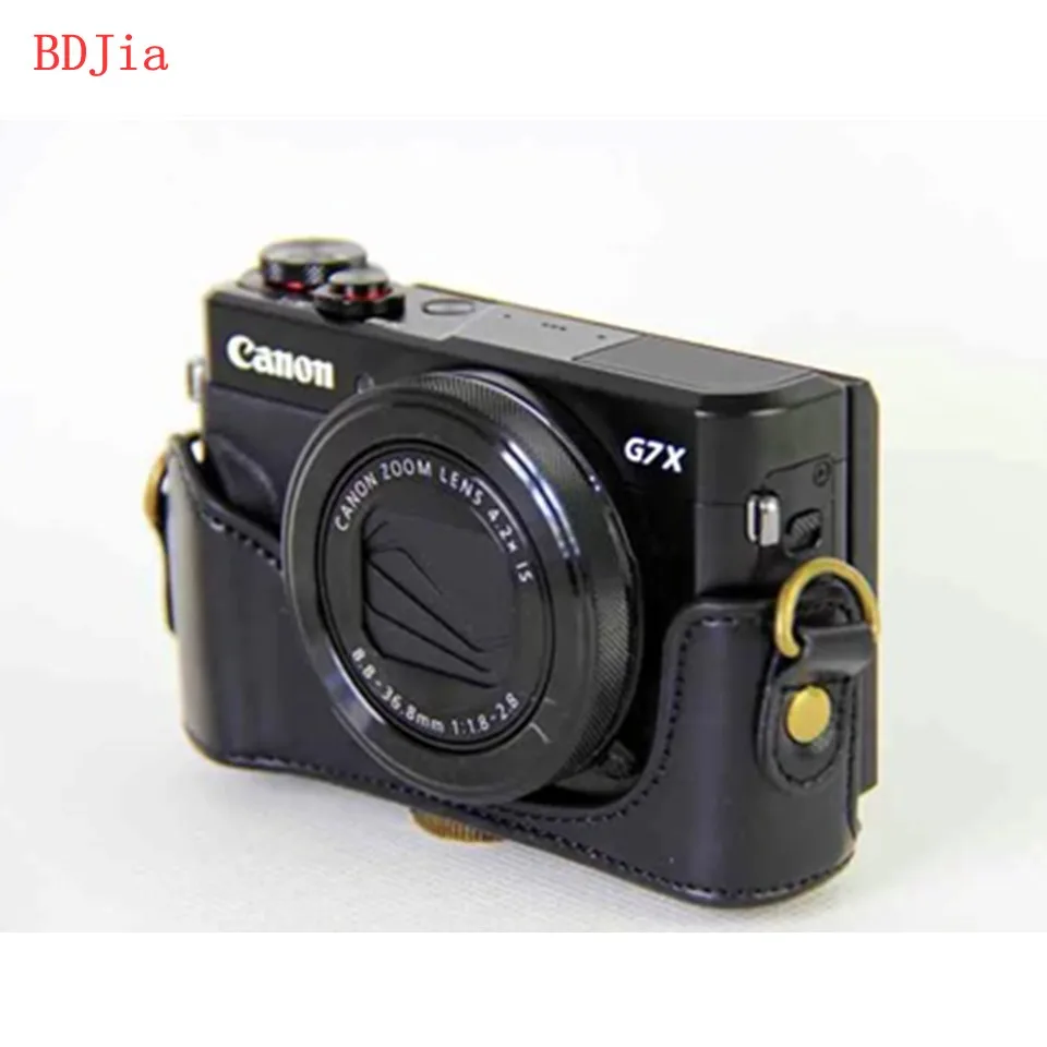 Новый чехол сумка из искусственной кожи с масляной кожей для камеры Canon powershot G7XIII