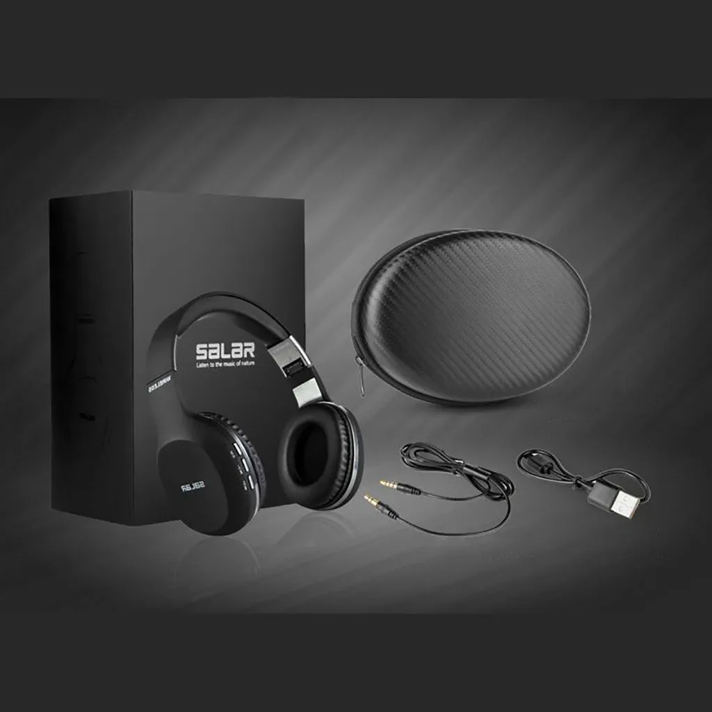 VOBERRY Salar N12 стерео бас пистолет Складная Беспроводная Bluetooth гарнитура игра с