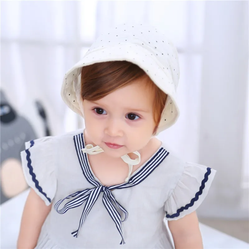 Новые хлопковые носки в горошек детская шапка летняя Винтаж Детские шапки для