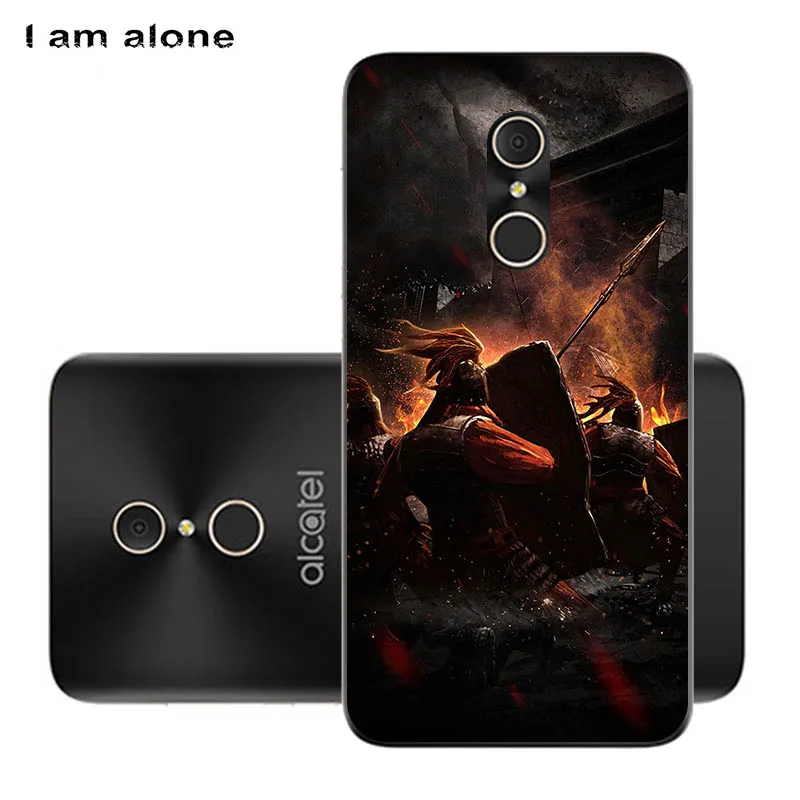 Solf TPU H14 Чехол для телефона I am alone для Alcatel A3 Plus 3g OT-5011 5011A 5011X5,5 дюймов, модные чехлы из ТПУ для мобильных телефонов - Цвет: Solf TPU H14