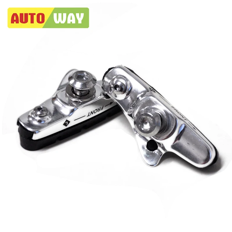 Autoway 2 пары резиновых тормозных колодок SJ240 mtb велосипед v-brake shose для shimano ultegra тормозные блоки карбоновые колеса тормозная колодка