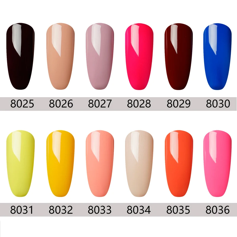 Гель лак NAILWIND для наращивания ногтей чистый цвет 8 мл|gel nail polish|base topgel |