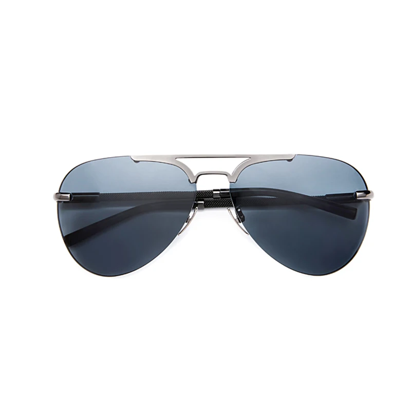 dark green glasses Мода нейлон поляризованных солнцезащитных очков Серебряные Солнцезащитные очки для мужчин и женщин высокого качества темно-зеленые линзы в золотистой оправе солнцезащитные очки коробка аксессуары очки 8126sy - Цвет линз: dark green glasses