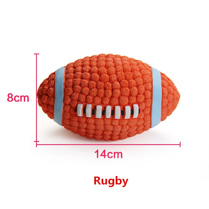 Rugby 1 Резиновые собачьи мягкие игрушки регби собака жевательная игрушка для маленьких и крупных собак на открытом воздухе собака тренировка шары зоотовары большой размер 9A15 - Цвет: Rugby 1