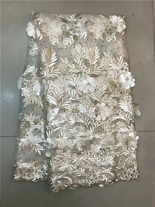 Высокое качество Африканский кружевной ткани для свадьбы 2018 вышитые Франции