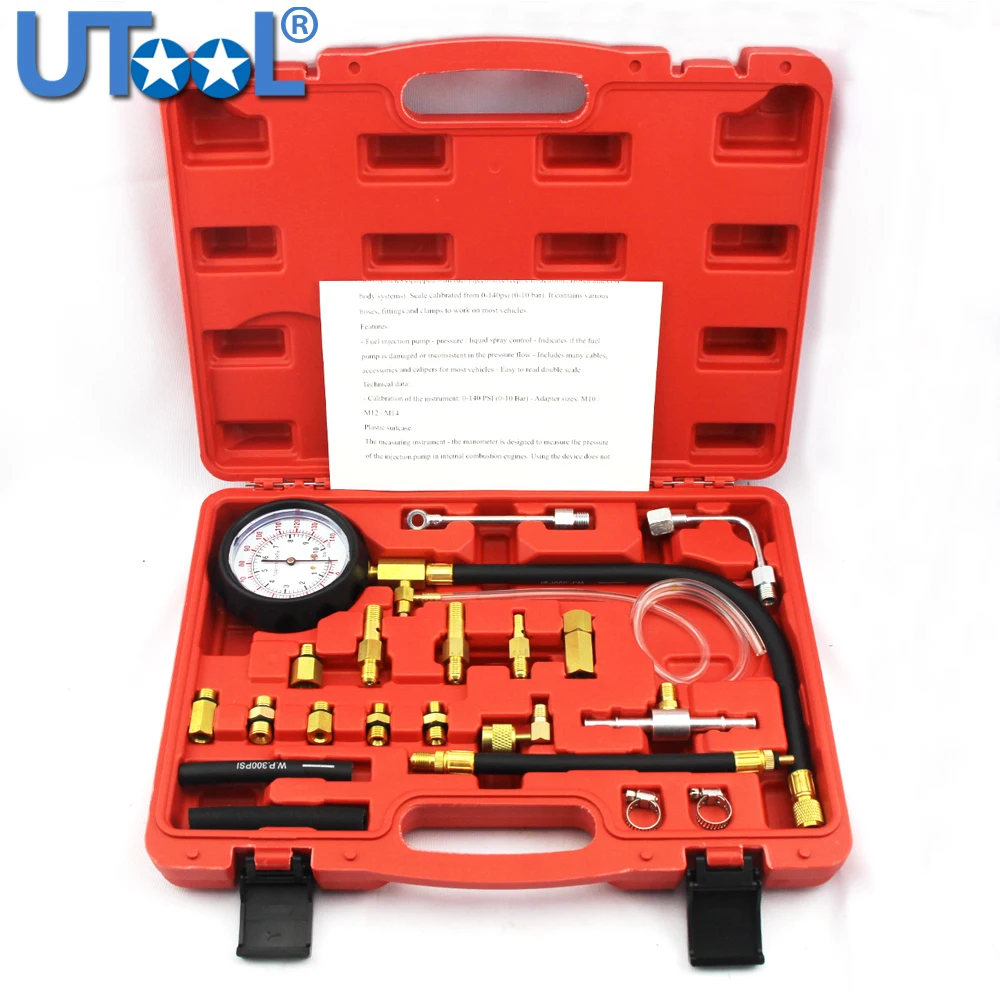 

Professional Testing Gauge TU-114 Fuel Pressure Tester for Automotive Repair