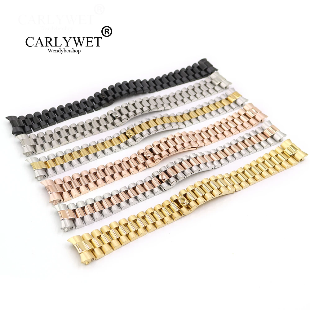 Ремешок для часов CARLYWET 20 мм из нержавеющей стали 316L|Ремешки часов| |