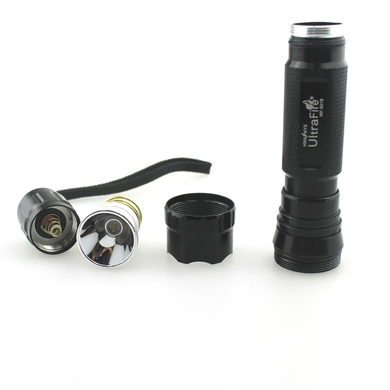 U-F WF-501B 1хкри XP-G2 R5 320lm холодный белый свет 5-режим SMO светодиодный фонарик(1x18650