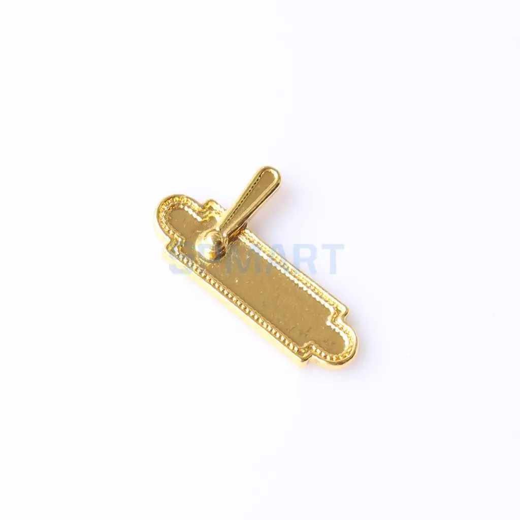 4 шт. миниатюрные винтажные Мини-дверные замки из сплава для кукольного домика с