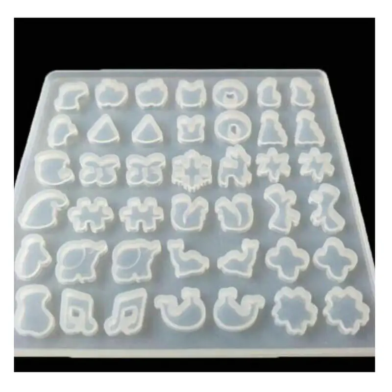 

Mini Animals Flowers Silicone Mold Jewelry Pendant Accessories DIY Charms Stud Earrings Liquid Mould Handmade Epoxy Resin Craft